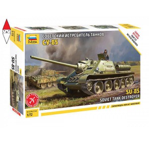 , , , ZVEZDA 1/72 SU-85 SOVIET TANK DESTROYER