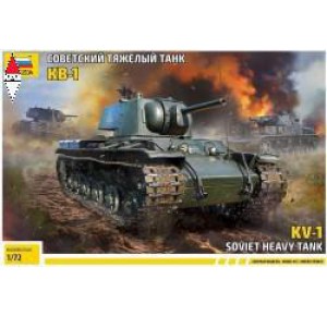 , , , ZVEZDA 1/72 KV-1 WWII TANK
