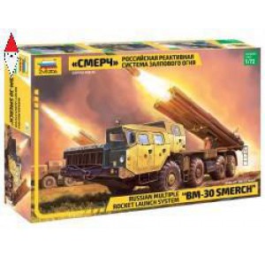 , , , ZVEZDA 1/72  BM-30 SMERCH  RUSSIAN MULTIPLE ROCKET LAUNCH SYSTEM