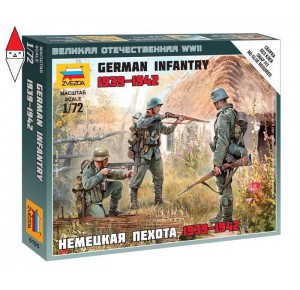 , , , ZVEZDA 1/72 GERMAN INFANTRY 1939-1942