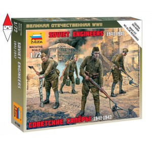 , , , ZVEZDA 1/72 SOVIET ENGINEERS 1941-1942