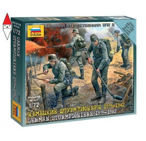 , , , ZVEZDA 1/72 GERMAN STURMPIONIERE 1939-1942