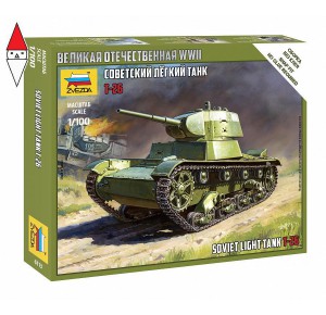 , , , ZVEZDA 1/100 SOVIET LIGHT TANK T-26