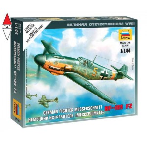 , , , ZVEZDA 1/144 GERMAN FIGHTER MESSERSCHMITT BF-109 F2
