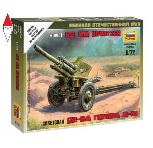 , , , ZVEZDA 1/72 SOVIET 122MM HOWITZER