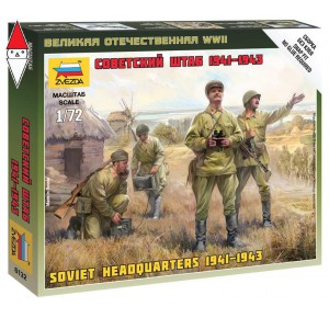 , , , ZVEZDA 1/72 SOVIET HEADQUATERS 1941-1943
