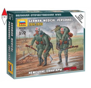 , , , ZVEZDA 1/72 GERMAN MEDICAL PERSONNEL 1941-1943
