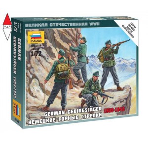 , , , ZVEZDA 1/72 GERMAN GEBIRGSJAGER 1939-1943