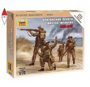 , , , ZVEZDA 1/72 BRITISH INFANTRY 1939-1942