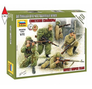, , , ZVEZDA 1/72 SOVIET SNIPER TEAM