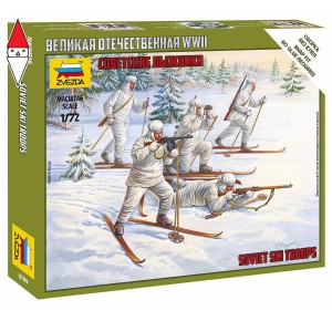 , , , ZVEZDA 1/72 SOVIET SKI TROOPS