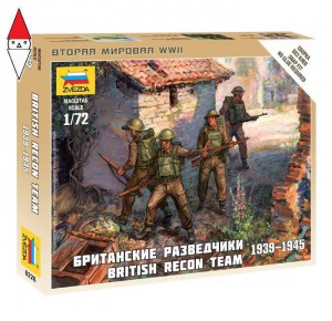 , , , ZVEZDA 1/72 BRITISH RECON TEAM 1939-1945