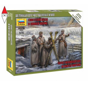 , , , ZVEZDA 1/72 SOVIET HEADQUARTERS IN WINTER UNIFORM