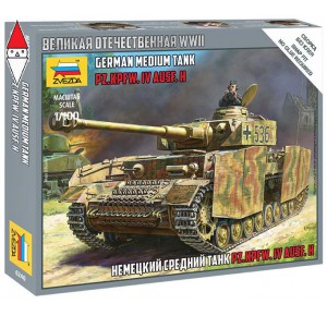 , , , ZVEZDA 1/100 PANZER IV AUSF.H GERMAN MEDIUM TANK