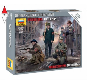 , , , ZVEZDA 1/72 VOLKSSTURM BERLIN 1945