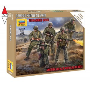 , , , ZVEZDA 1/72 US MARINES WWII