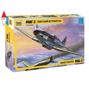 , , , ZVEZDA 1/72 SOVIET FIGHTER MIG-3