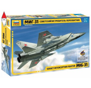 , , , ZVEZDA 1/72 SOVIET INTERCEPTOR FIGHTER MIG-31