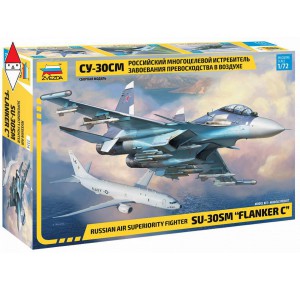 , , , ZVEZDA 1/72 RUSSIAN AIR SUPERIORITY FIGHTER SU-30SM FLANKER C