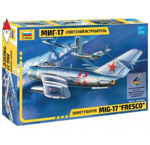 , , , ZVEZDA 1/72 MIG-17 FRESCO SOVIET FIGHTER