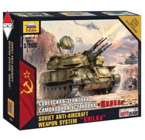 , , , ZVEZDA 1/100 SOVIET ANTI-AIRCRAFT WEAPON SYSTEM SHILKA