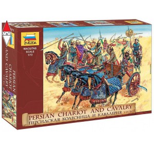 , , , ZVEZDA 1/72 PERSIAN CHARIOT AND CAVALRY