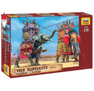, , , ZVEZDA 1/72 WAR ELEPHANTS