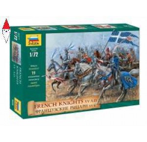 , , , ZVEZDA 1/72 FRENCH KNIGHTS XV A.D.