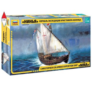 , , , ZVEZDA 1/100 CHRISTOPHER COLUMBUS EXPEDITION SHIP NINA