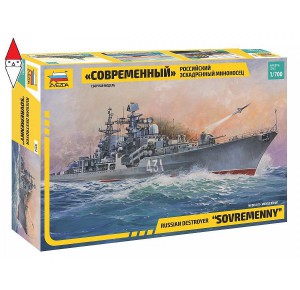 , , , ZVEZDA 1/700 RUSSIAN DESTROYER SOVREMENNY