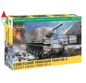 , , , ZVEZDA 1/72 KV-2 HEAVY SOVIET TANK WWII